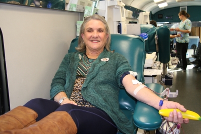 giving blood